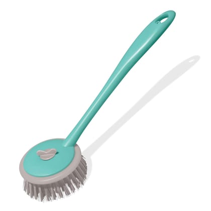 Spotzero by Milton Kitchen Cleaning Handy Sink Brush (Aqua Green,Pack of 1 piece)