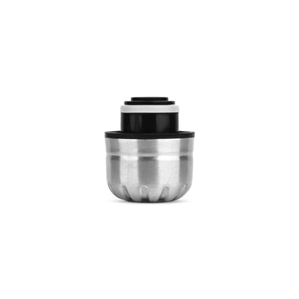 Spare Lid Compatible with Milton Duo DLX Thermosteel Bottle | Fits 350ml, 500ml, 750ml & 1000ml Bottles | Stainless Steel Leak-Proof Replacement Cap with Silicone Ring (Silver, 1 Pack)