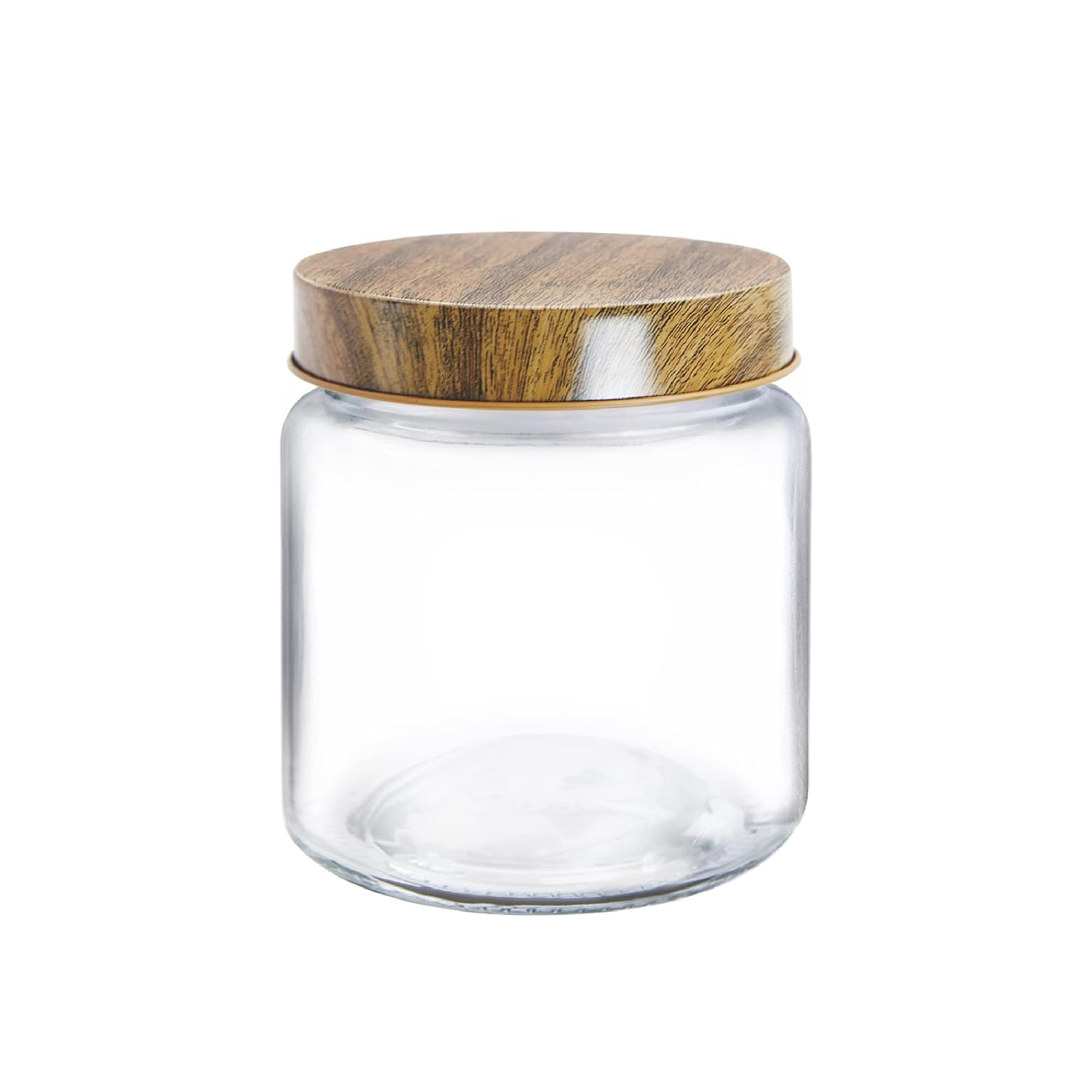 Treo Glass Jar- 600 ml, 1 Piece, Transparent