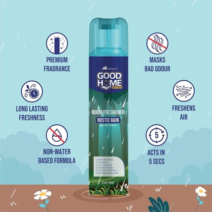Good Home Rustic Rain Room Freshener 130ml (pack of 2)