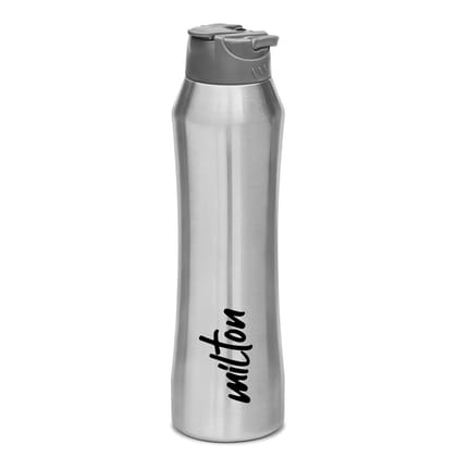 Milton Stark 900 Thermosteel 24 Hours Hot or Cold Water Bottle, 830 ml, Silver