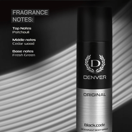 DENVER Black Code Original Nano Deo 50ml Deodorant